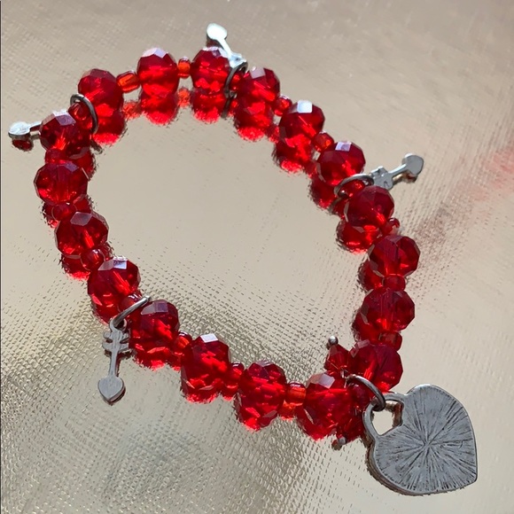 NWOT! Beaded Bracelet & Earrings Set - Picture 7 of 7